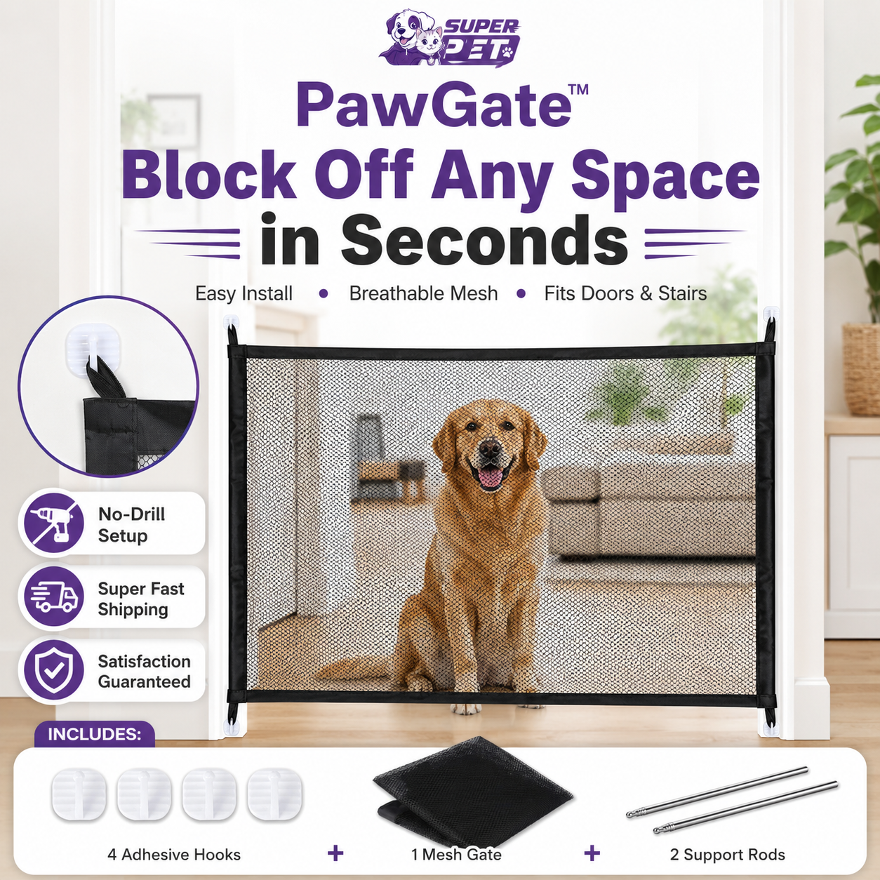 Magic Gate Portable Folding Safe Guard