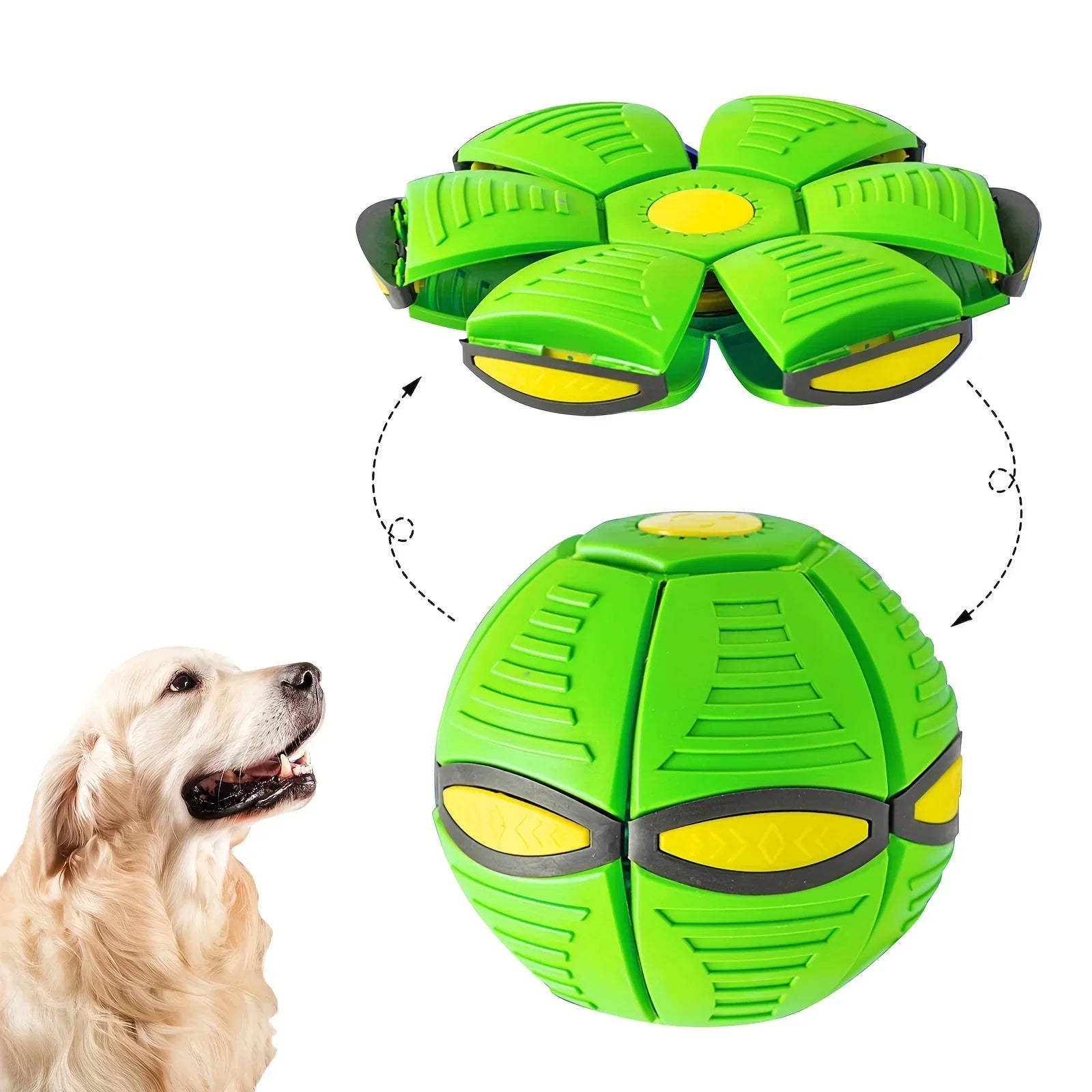PawSaucer™ Flying Saucer Bouncing Ball Is A Durable