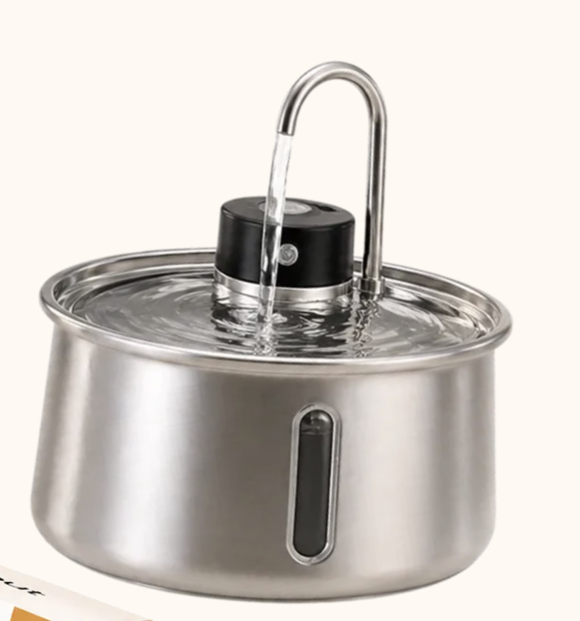 SuperPet™ Stainless Steel Dog Water Fountain