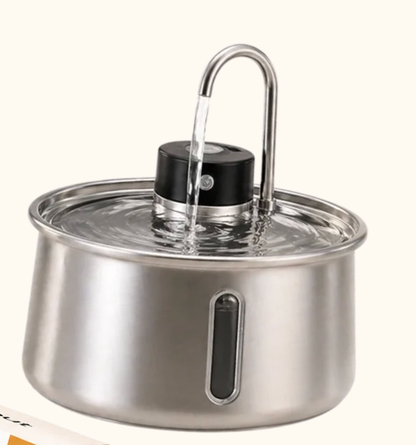 SuperPet™ Stainless Steel Dog Water Fountain