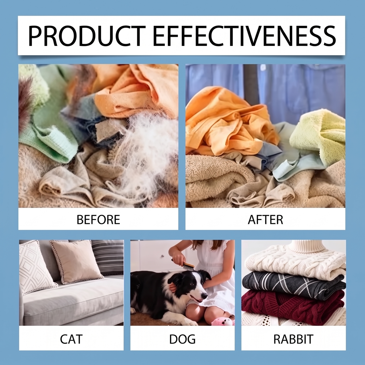 Say Goodbye to Pet Hair – Reusable Laundry Balls, 12 -Pack