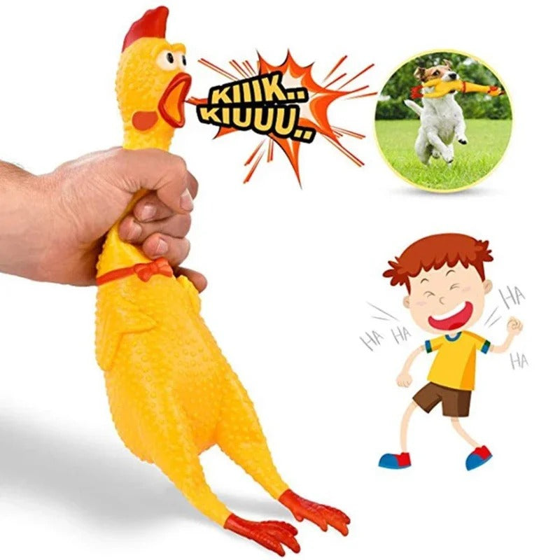 ScreamChick ™ - لعبة كلب دجاج صرير مضحك