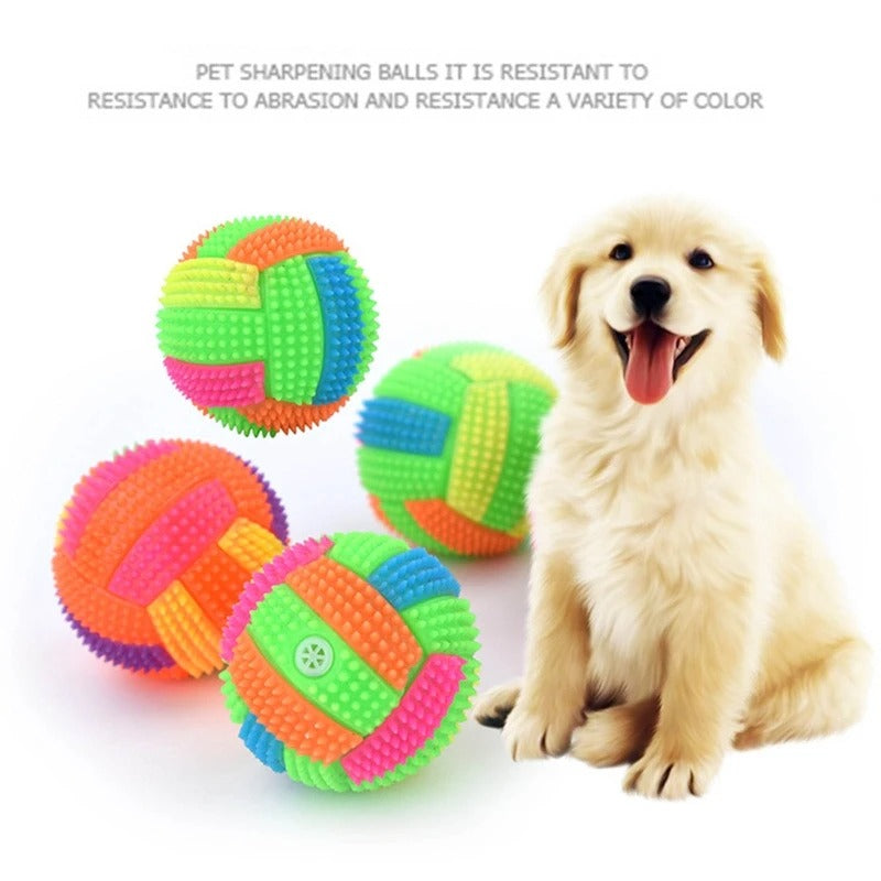GlowBite™ – Gıcırdayan ve Parlayan Köpek Topu